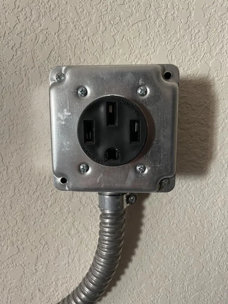NEMA 14-50 outlet installed for Smart Home Electrical in Deerpark